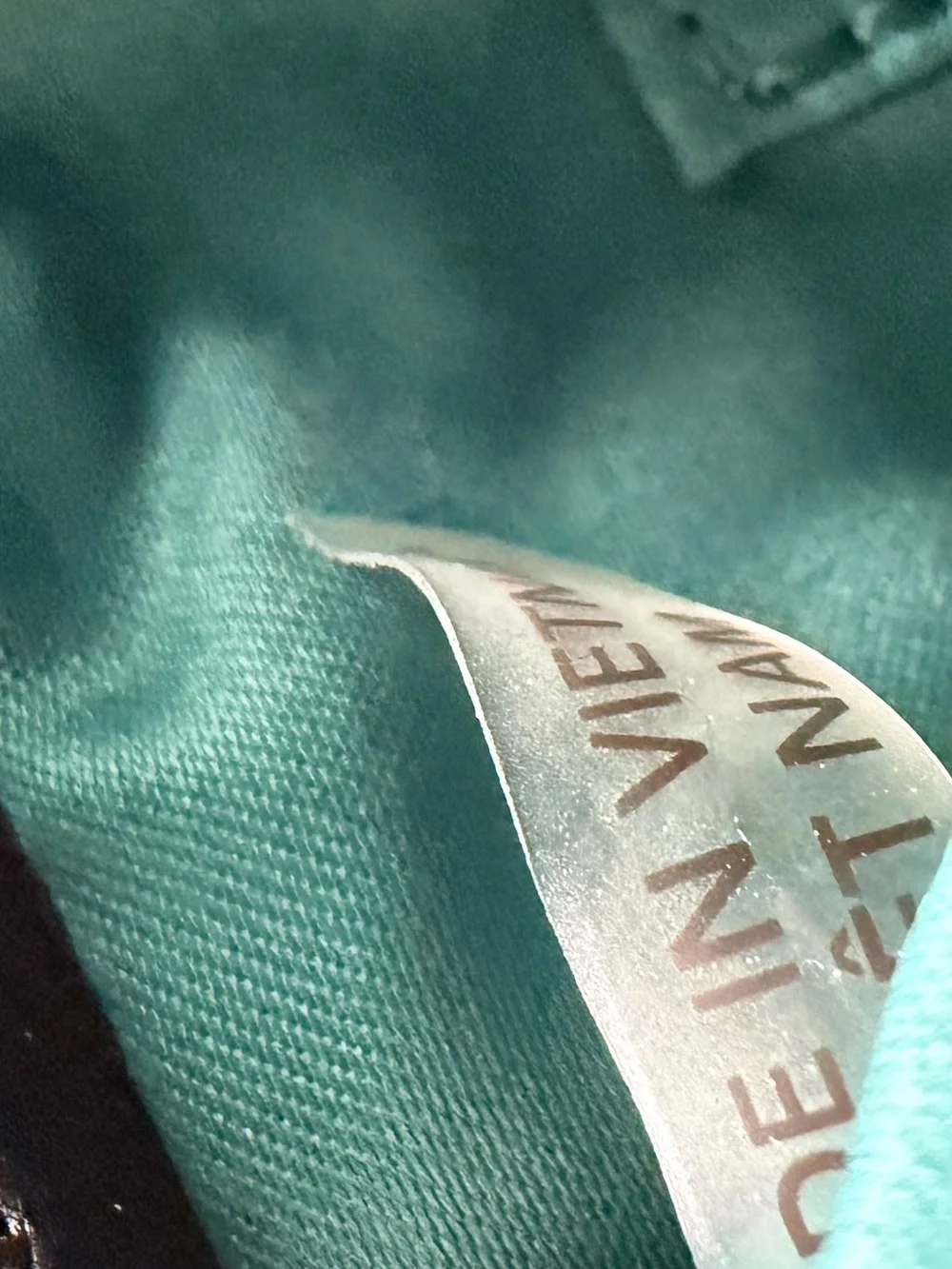 Coach Black Pebbled Leather Turnlock Wristlet Teal Lining